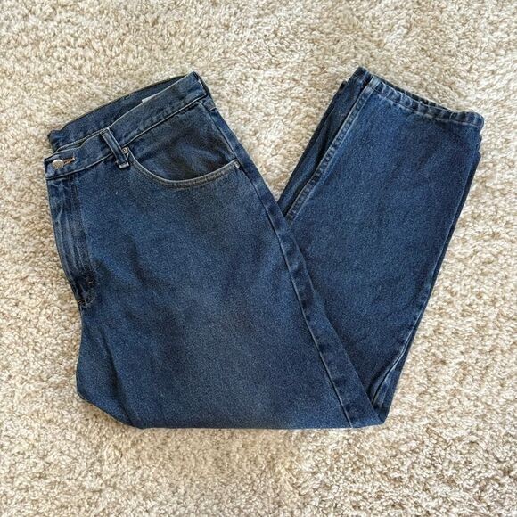 Wrangler Relaxed Fit Jeans Blue 38x29 - Picture 1 of 10